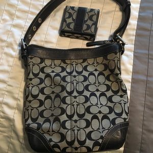 Authentic Coach Purse with Matching Wallet